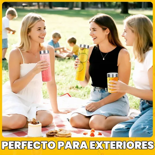 Vista 5 de Botellas de vidrio para jugo con tapas, botellas de agua de vidrio de boca ancha de 6 onzas para jugos, proteínas, batidos, leche, tapas de acero