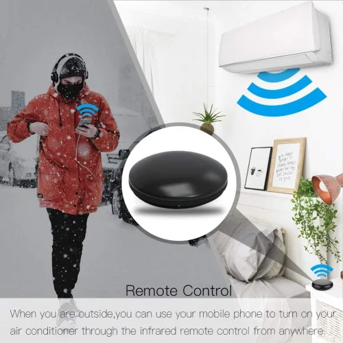Vista 3 de FRANKEVER Paquete de 2 controles remotos inteligentes por infrarrojos, control remoto infrarrojo universal para TV, DVD, aire acondicionado STB