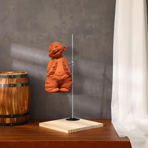 Vista 4 de Geelin Escultura de arcilla Soporte fijo Soporte de fijación Soporte de modelado de arcilla Marco de soporte de escultura de mano DIY Soporte