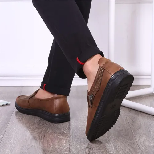 Vista 3 de Veslexth Mocasines para hombre, zapatos casuales para exteriores, transpirables, cómodos, ligeros, para adultos, para conducir, viajar, caminar