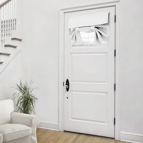 Vista 18 de Cortinas para puerta de aula, cortina de ventana con protección total de privacidad, panel de ventana opaco sólido, para puertas de vidrio, puertas