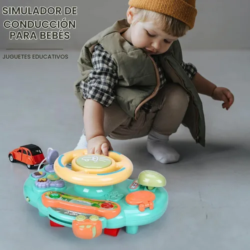 Vista 2 de Caterbee Juguetes para volante de conductor Baby Turn and Learn (azul)