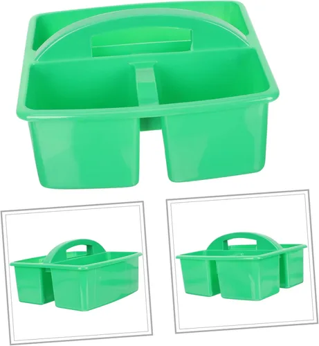 Vista 2 de Cesta de ducha Limpieza con asa Suministros de limpieza Caja de aperitivos Contenedor de herramientas de belleza Cesta de almacenamiento de mano