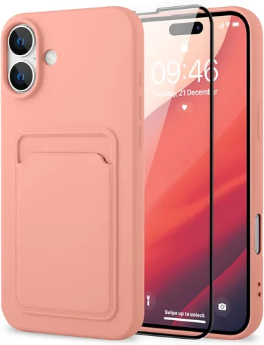 Vista 24 de MZELQ Compatible con iPhone 11 Funda TPU Soporte para Tarjetas Cubierta de Billetera, Protección de Cámara + Protector de Pantalla Funda Suave