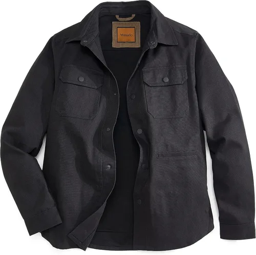 Vista 6 de Venado Chaqueta de lona de dibujo rápido para hombre