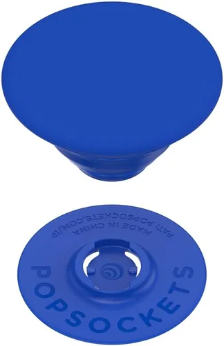 Vista 4 de Agarre para teléfono PopSockets con soporte expansible, agarre adhesivo, azul - Cobalto mate