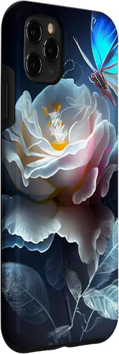 Vista 3 de Funda para iPhone 11 Pro Max con diseño de pétalos de flores de espectro colorido
