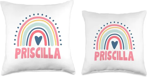 Vista 3 de Idea Regalo Personalizzata con Nome Gifts Idea Priscilla Name Custom Woman Myth Legend - Almohada para fiesta de cumpleaños, 16 x 16 pulgadas