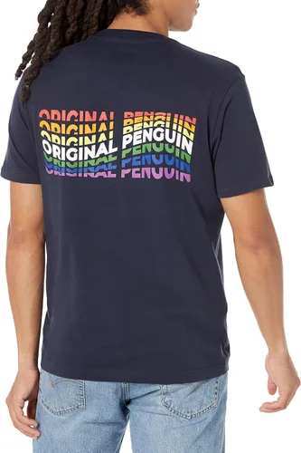 Vista 2 de Original Penguin Camiseta Knit Graph Pride Pete para hombre