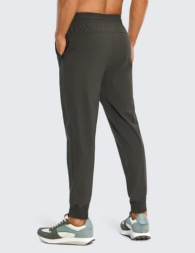 Vista 2 de CRZ YOGA Mens Lightweight Athletic Golf Joggers Pants - Casual Workout Track Gym Pants with Pockets