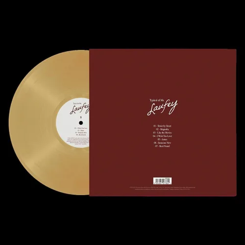Vista 3 de Typical of Me - Exclusivo vinilo dorado metálico