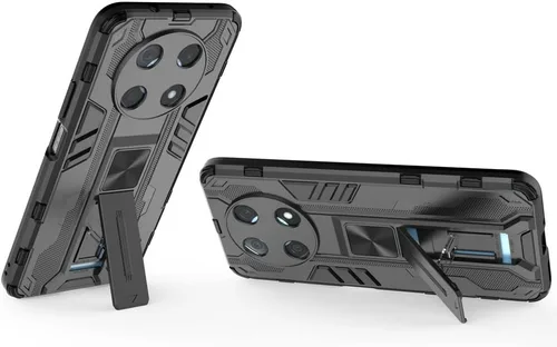 Vista 3 de Pzwoxukhov Funda para Huawei Nova Y90 CTR-LX2 / Enjoy 50 Pro CTR-AL00, funda protectora con función de atracción magnética, color negro