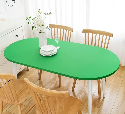 Vista 35 de Wolkemer Mantel Cuadrado Ajustado de Spandex Elástico Rojo Cubierta para Mesa de Cóctel con Borde Elástico Cobertor de Mesa para Comedor Boda Fiesta