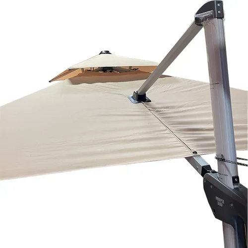 Vista 5 de Garden Winds Cubierta superior de repuesto compatible con el paraguas Purple Leaf Square ZYLRS10 - Riplock 500