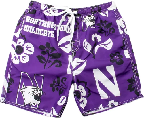 Vista 40 de Wes and Willy NCAA Traje de baño floral para hombre