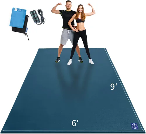 Vista 8 de MRO Extra Large Exercise Mat 15'x6'/12'x6'/9'x6'(7mm)