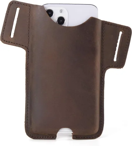 Vista 11 de Gentlestache Funda de cuero para teléfono celular, funda de piel con lazo para cinturón para Phone14 Pro Max/13 Pro Max, Galaxy S22 Ultra/S22+