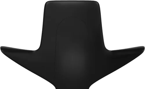 Vista 12 de HAG Capisco Puls - Silla de escritorio ajustable para sentarse a pie, marco negro, cojín parcial negro