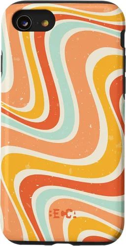 Vista 18 de Retro Groovy Liquid Swirl Hippie 70's 80's Psychedelic Phone Case para iPhone 17