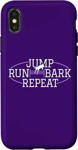 Vista 4 de iPhone 15 Dog Agility Handler - Jump Run Bark Repeat - Dog Agility Case