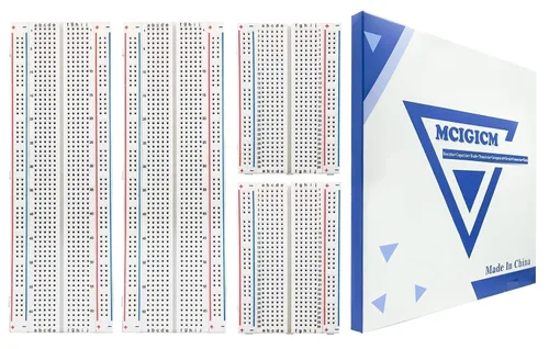 Vista 2 de MCIGICM Tablas de pan, 2 piezas de 830 puntos y 2 tableros de pan sin soldadura de 400 puntos