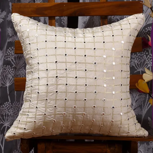 Vista 26 de Juego de 2 almohadas decorativas negras de 12 x 12 pulgadas, fundas de almohada pequeñas de seda para sofá, funda de cojín bordada con lentejuelas