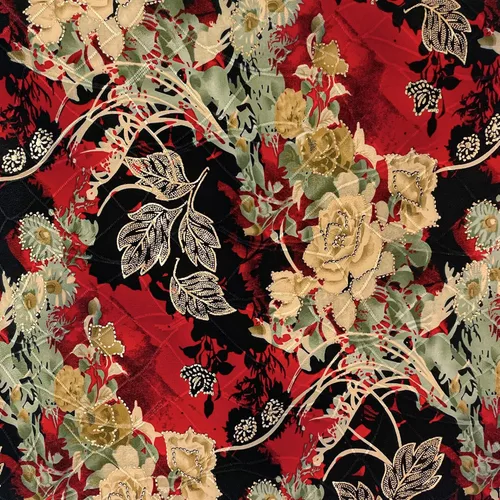 Vista 4 de Camiseta de punto floral para mujer