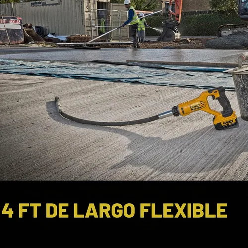 Vista 5 de DEWALT 20V MAX* Vibrador de hormigón, lápiz (DCE531M1)