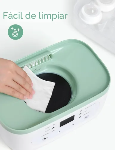 Vista 8 de Momcozy Esterilizador y secadora de biberones, esterilizador eléctrico de biberones de vapor 8 en 1 para biberones, artículos para bebés