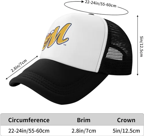 Vista 6 de Thgjhya Montgomery Biscuits - Gorra de béisbol para hombres y mujeres, ajustable, de malla al aire libre