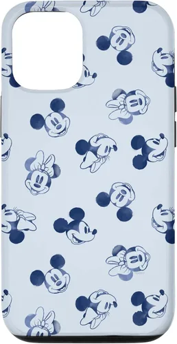 Vista 26 de Funda retro para iPhone 16 Disney Minnie y Mickey Mouse Icon Faces Vintage Art Retro