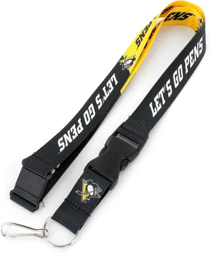 Vista 5 de Cordón de eslogan de la NHL - Cordón de seguridad para el cuello - Soporte para tarjetas de identificación