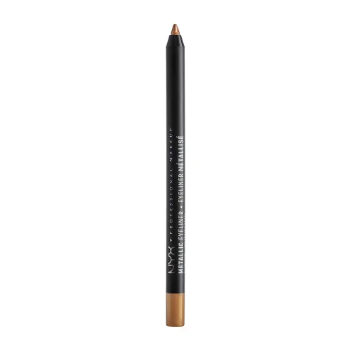 Vista 2 de NYX PROFESSIONAL MAKEUP Delineador de ojos metálico, lápiz delineador de ojos - Oro