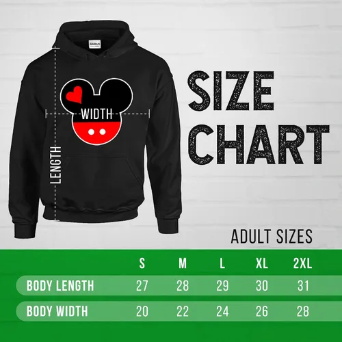 Vista 7 de Conjunto de sudadera con capucha de cabeza de Minnie y Mickey para parejas