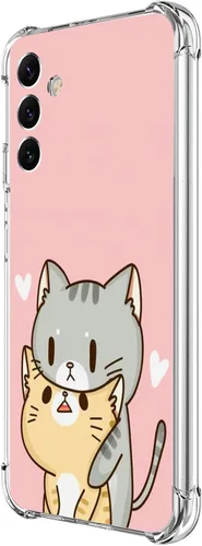 Vista 20 de Funda para Galaxy A54, hermosa protección contra caídas de flores rosas, a prueba de golpes, carcasa protectora de cuerpo completo resistente a
