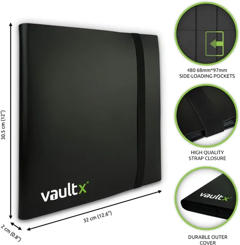 Vista 2 de Vault X Carpeta de tarjetas comerciales con correa de bolsillo 12 480