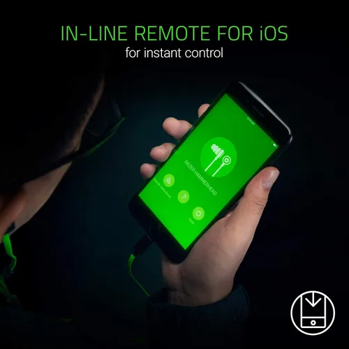 Vista 7 de Razer audífonos cabeza de martillo iOS