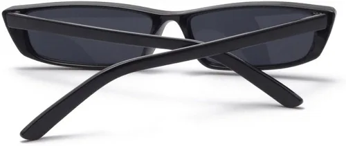 Vista 3 de mincl Gafas de sol de marco pequeño atrevido diseño de moda marco rectangular