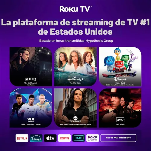Vista 9 de HORION Roku TV 32" QLED Smart HD Televisión con Quantum Dot