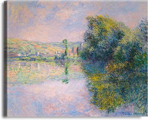 Vista 298 de A&T ARTWORK Antibes Seen from The Salis Gardens de Claude Monet Las Obras de Arte Clásico Mundial Reproducciones, Impresiones de Arte en Lienzo