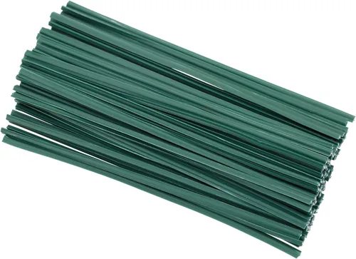Vista 13 de ONLYKXY 80 lazos de plástico para plantas, reutilizables, para pan, tartas, lazos para dulces, bolsas de 4 pulgadas (marrón)