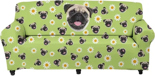 Vista 8 de Forchrinse Funda de sofá con estampado navajo africano para sofá de 1 cojín, funda elástica para sofá, protector de muebles para casa rural, hogar