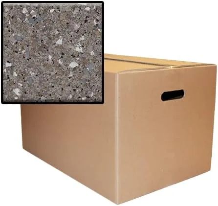 Vista 3 de Concrete Floor Supply Híbrido Piedra Epoxi Escama 25lbs (B-4101 Granito Azul)