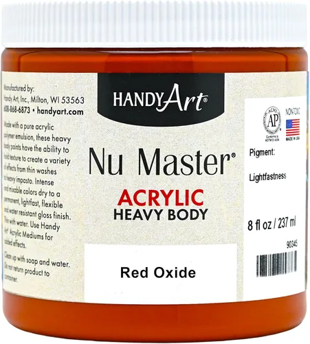 Vista 32 de Handy Art Nu Master - Pintura acrílica de cuerpo pesado, 8 onzas, color rojo brillante