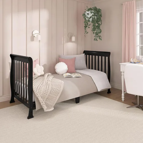 Vista 9 de Cuna convertible en cama Dream On Me Violet, 7 en 1, Cuna, paquete de de 1, Negro