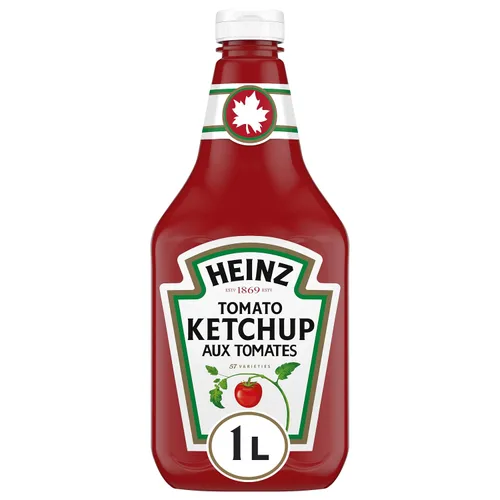 Vista 25 de Heinz Ketchup de tomate mezclado con chipotle, botella exprimible de 14 onzas