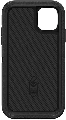 Vista 8 de OtterBox Defender Series - Funda para iPhone 11, color negro, resistente y duradera, con protección de puerto, incluye soporte para funda con clip