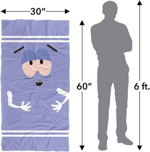 Vista 6 de LOGOVISION South Park Towelie Queasy - Toalla de playa con licencia oficial de 30 x 60 pulgadas