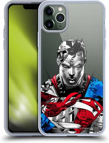 Vista 43 de Head Case Designs Officially Licensed Superman DC Comics Collage 80th Anniversary Gel Case [Military Grade Protection] Compatible with Apple iPhone