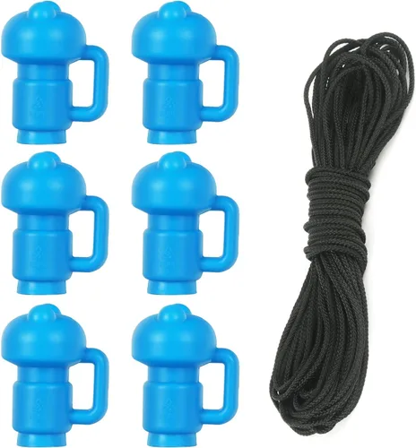 Vista 4 de Red de recinto de cama elástica de 14 pies con postes universales de repuesto y accesorios (solo apto para trampolín de 14 pies con 6 postes)